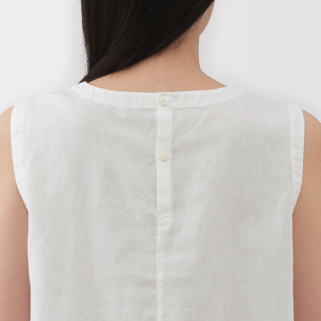 Women's Hemp Cotton Sleeveless Blouse
