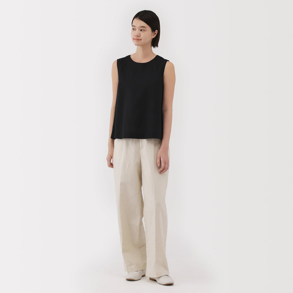 Women's Hemp Cotton Sleeveless Blouse