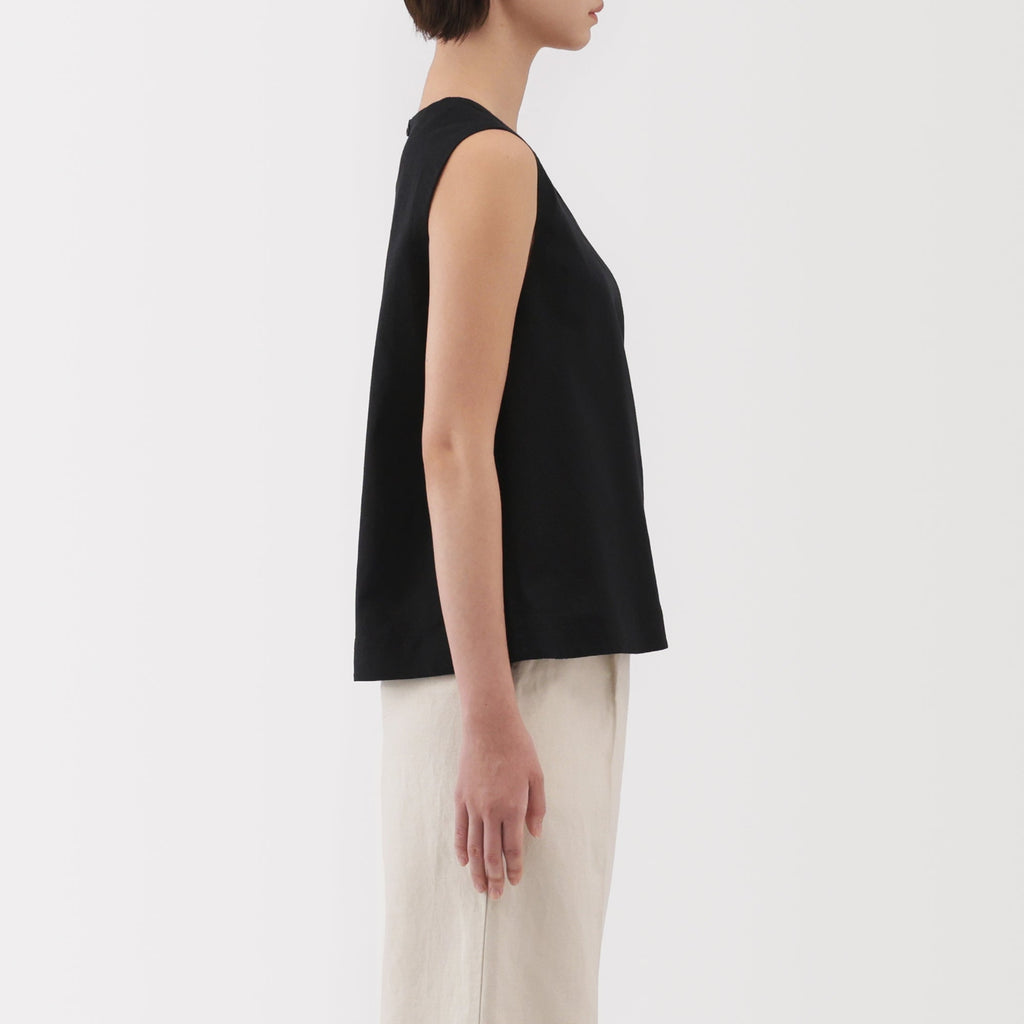 Women's Hemp Cotton Sleeveless Blouse