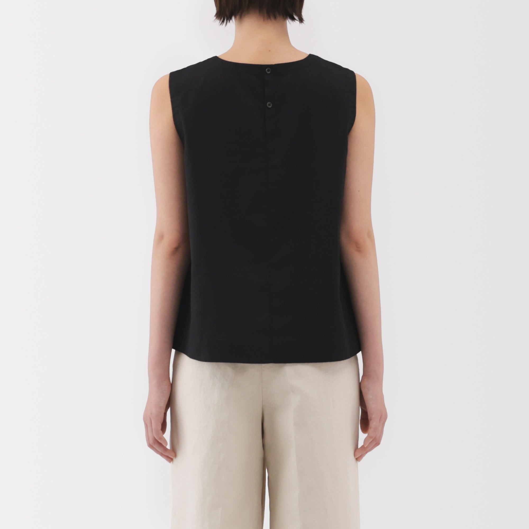Women's Hemp Cotton Sleeveless Blouse