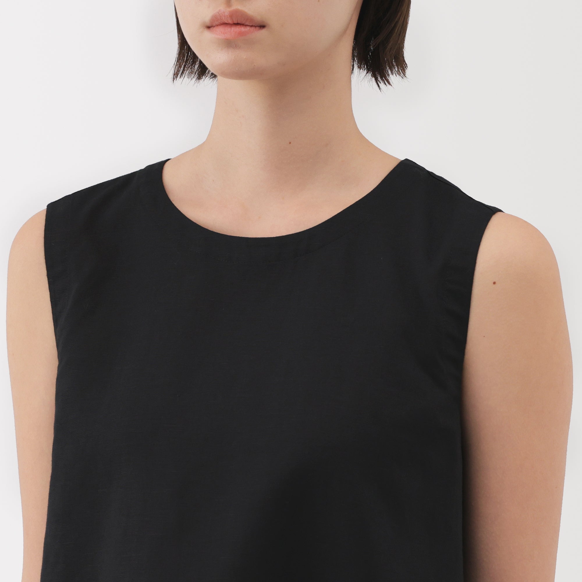 Women's Hemp Cotton Sleeveless Blouse