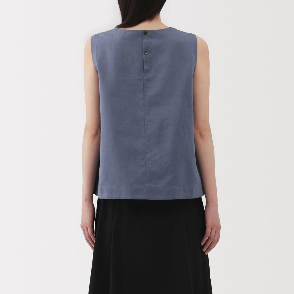 Women's Hemp Cotton Sleeveless Blouse