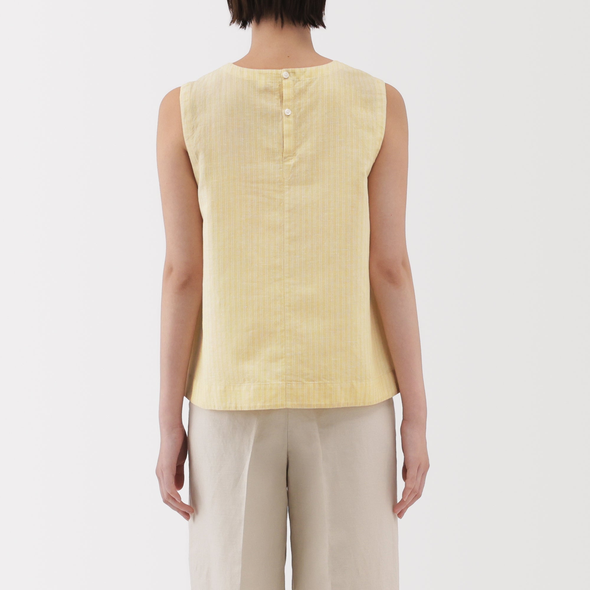 Women's Hemp Cotton Sleeveless Blouse