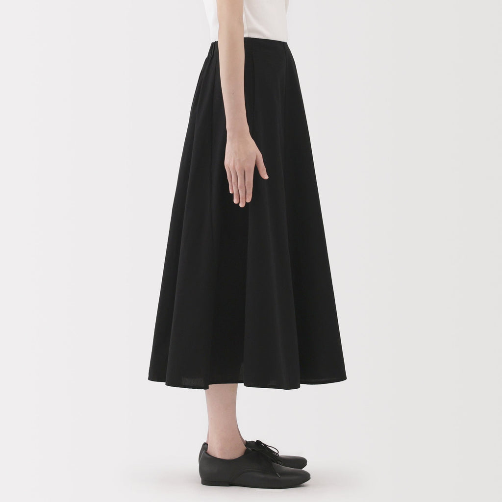 Women's Cool Touch Striped Flared Skirt