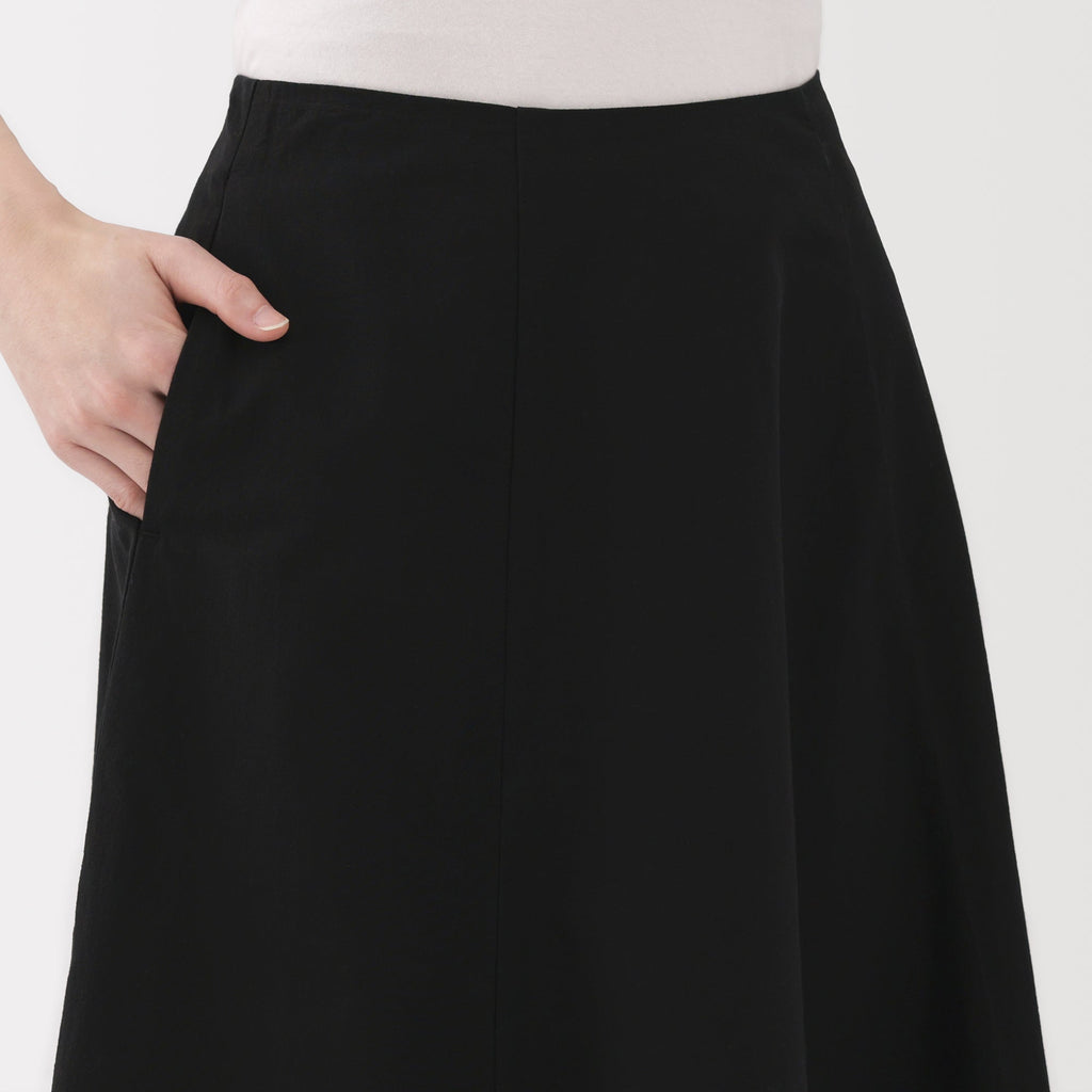 Women's Cool Touch Striped Flared Skirt