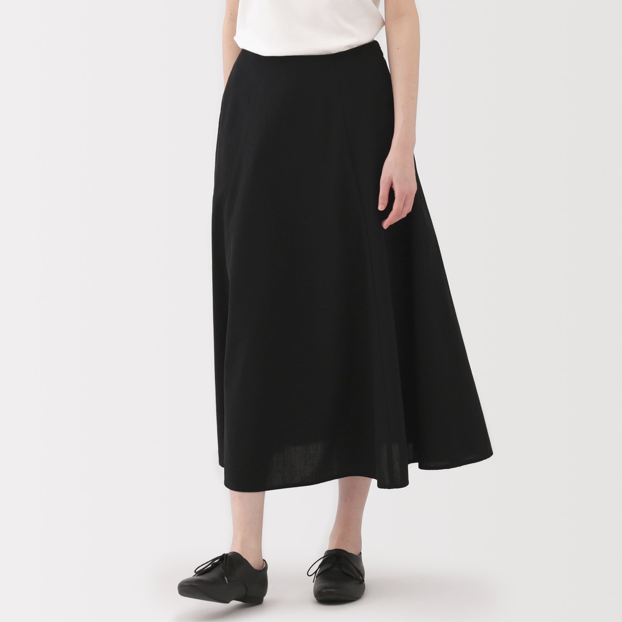 Women's Cool Touch Striped Flared Skirt