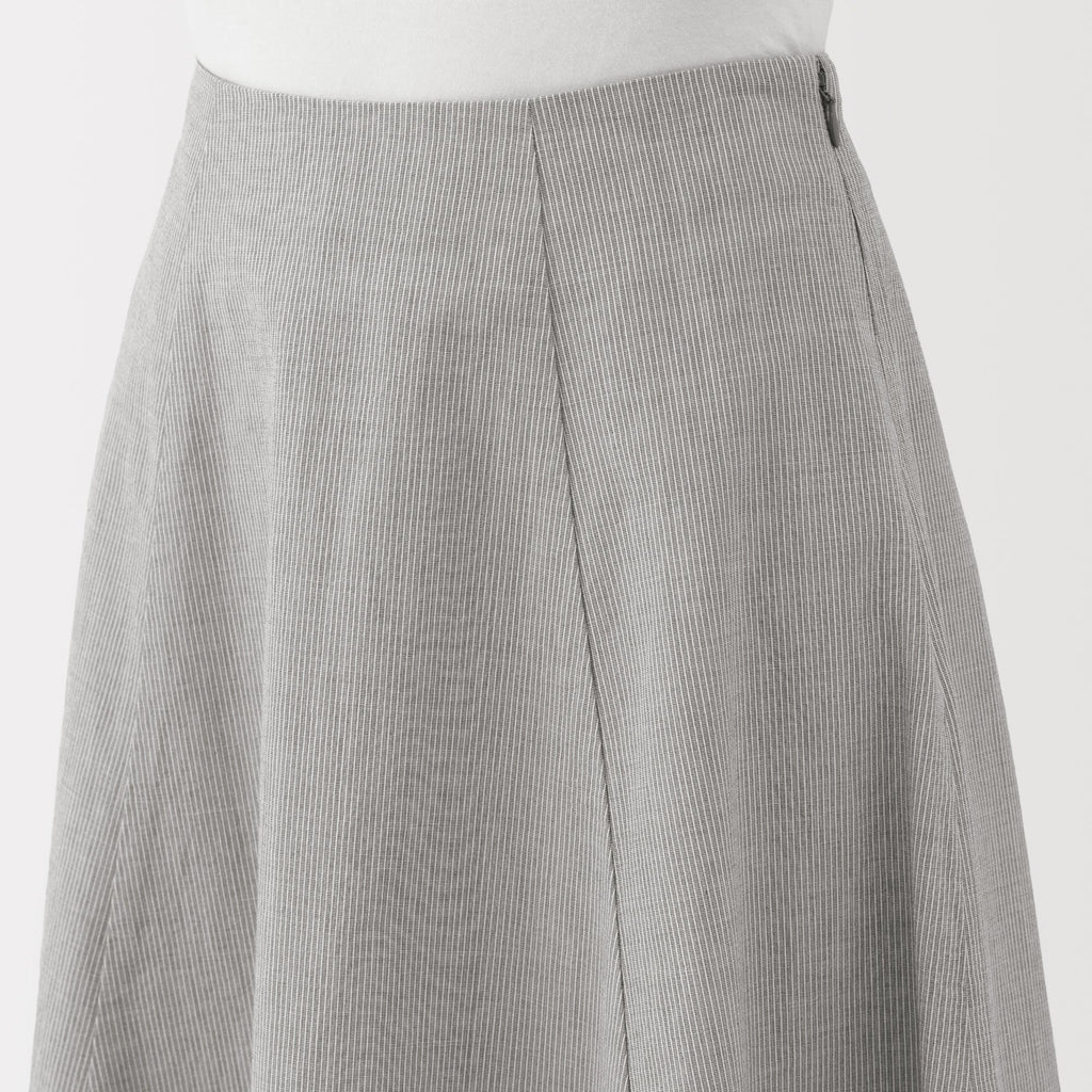 Women's Cool Touch Striped Flared Skirt