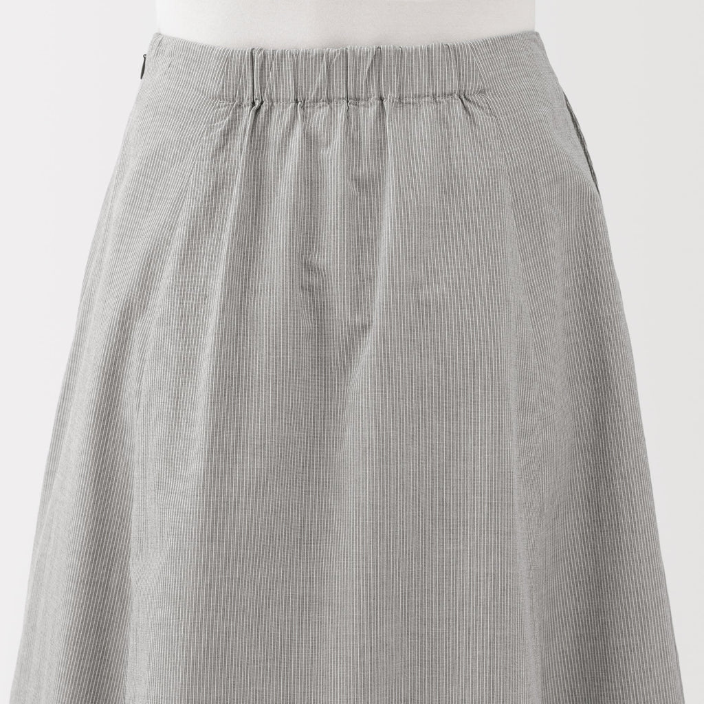 Women's Cool Touch Striped Flared Skirt