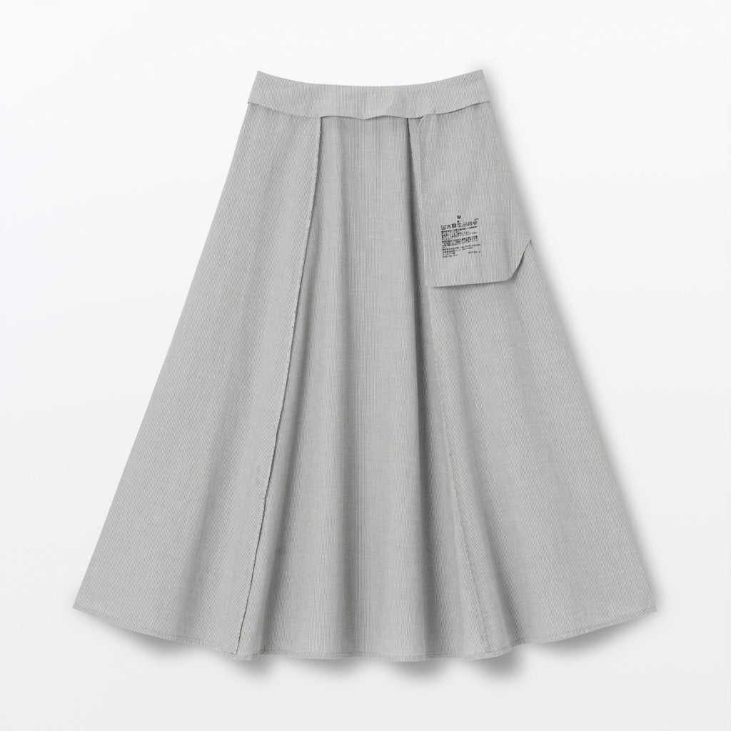 Women's Cool Touch Striped Flared Skirt