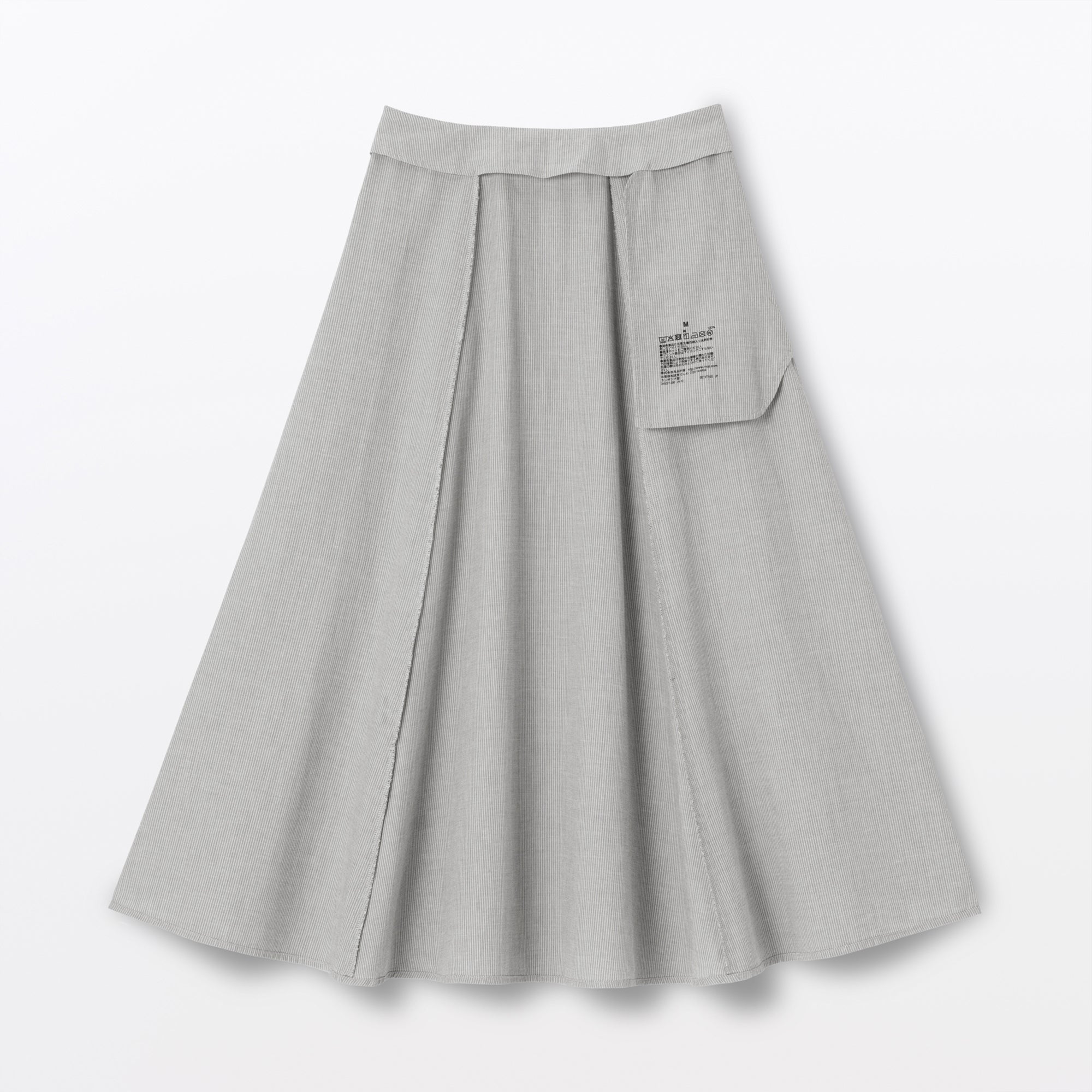 Women's Cool Touch Striped Flared Skirt