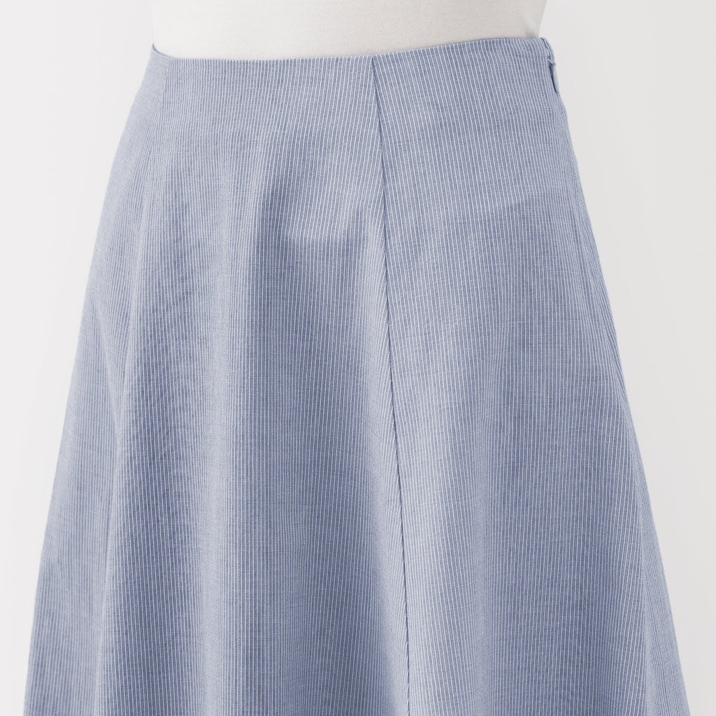 Women's Cool Touch Striped Flared Skirt