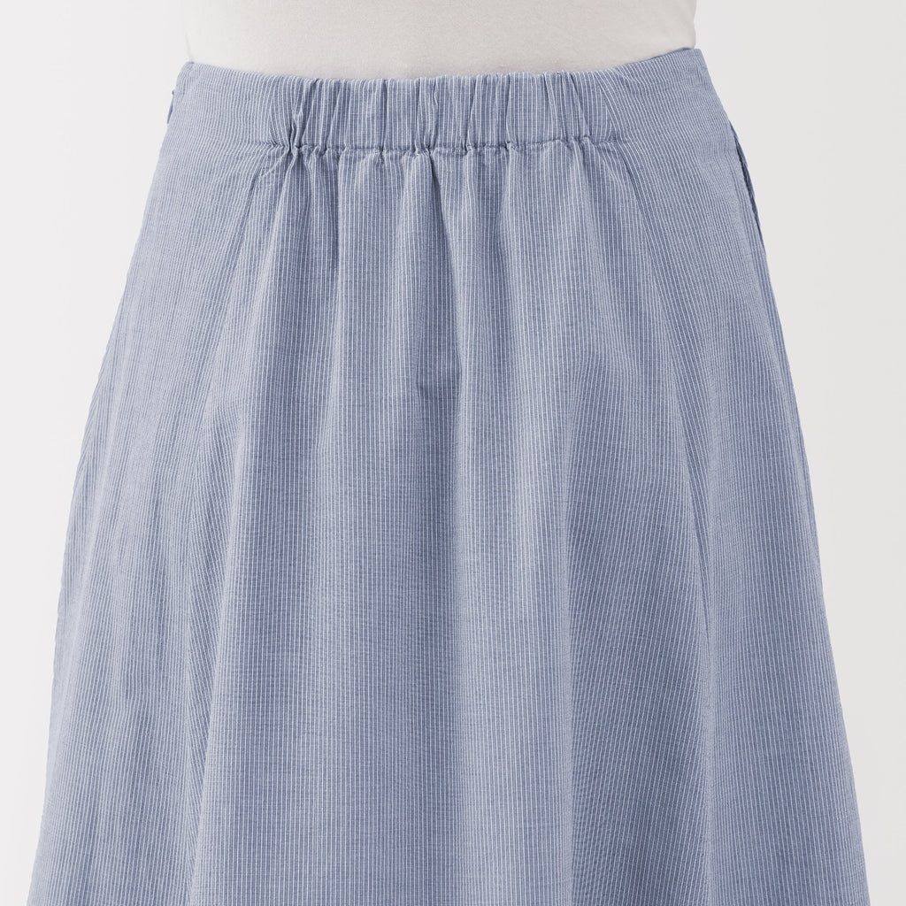 Women's Cool Touch Striped Flared Skirt