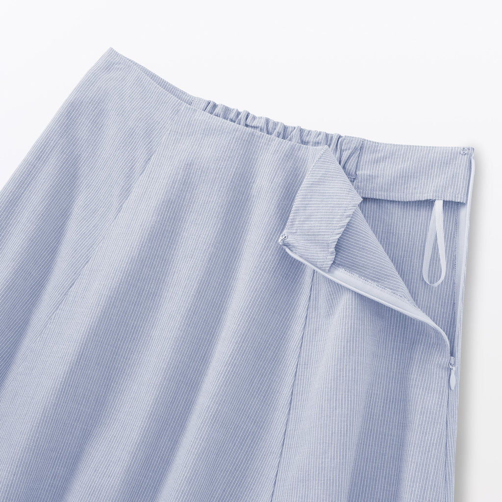 Women's Cool Touch Striped Flared Skirt