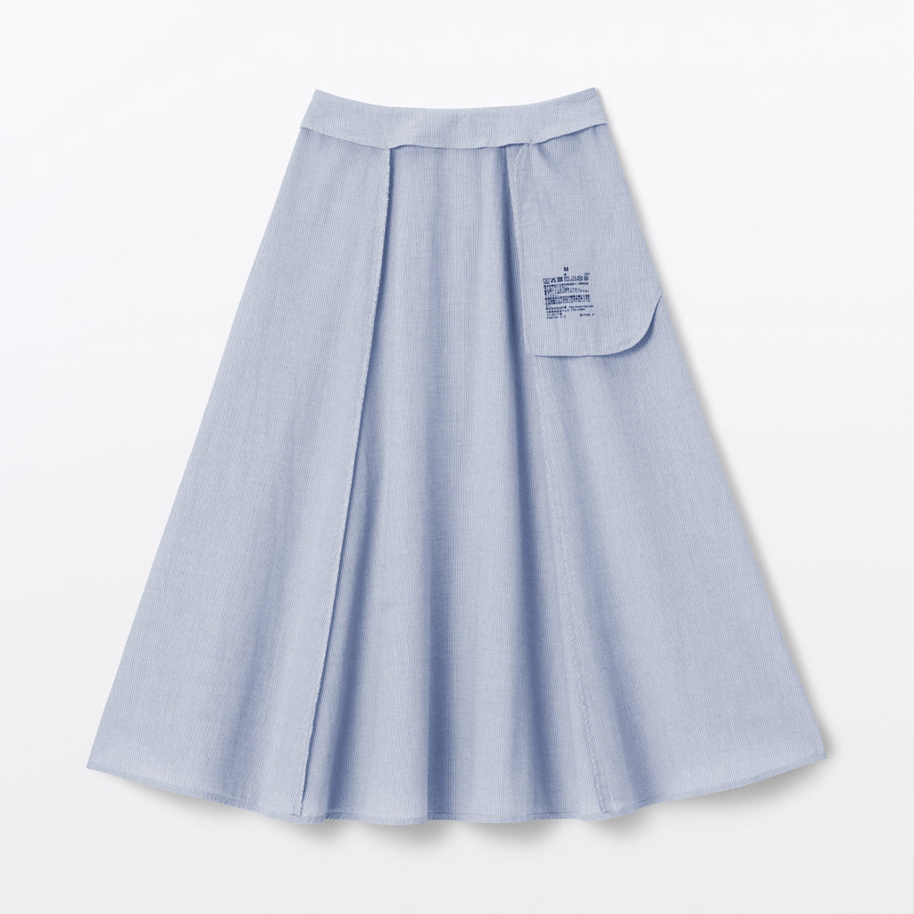 Women's Cool Touch Striped Flared Skirt