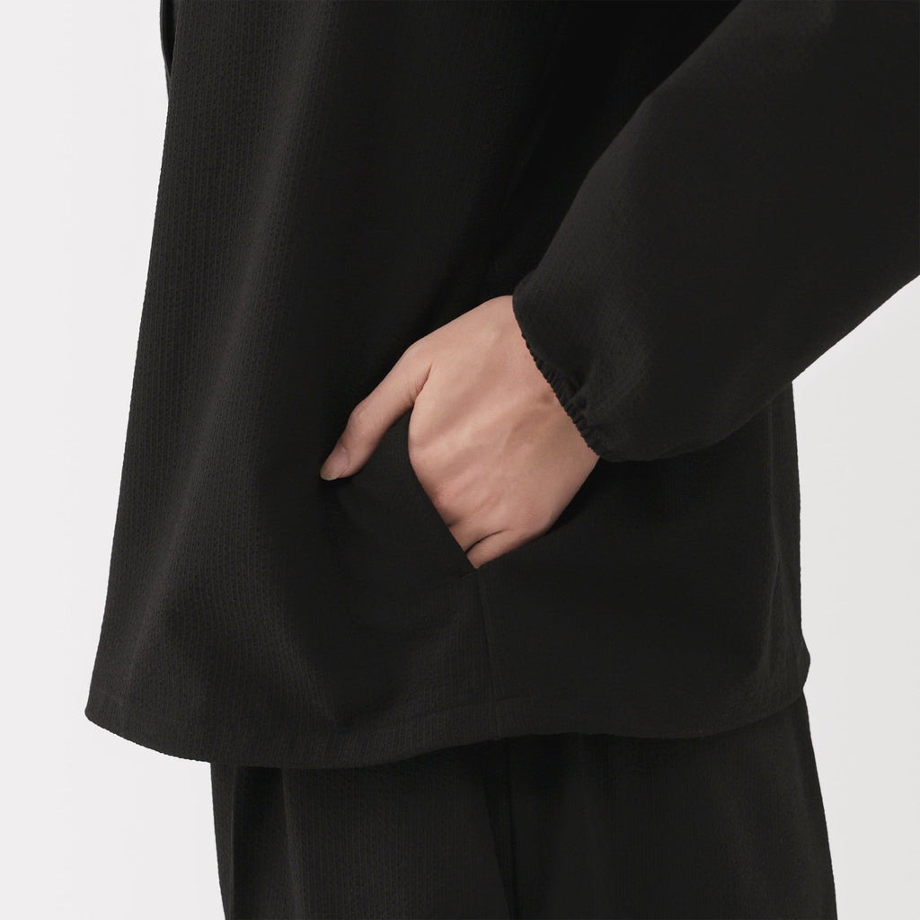 Women's Breathable Seersucker Shirt Jacket