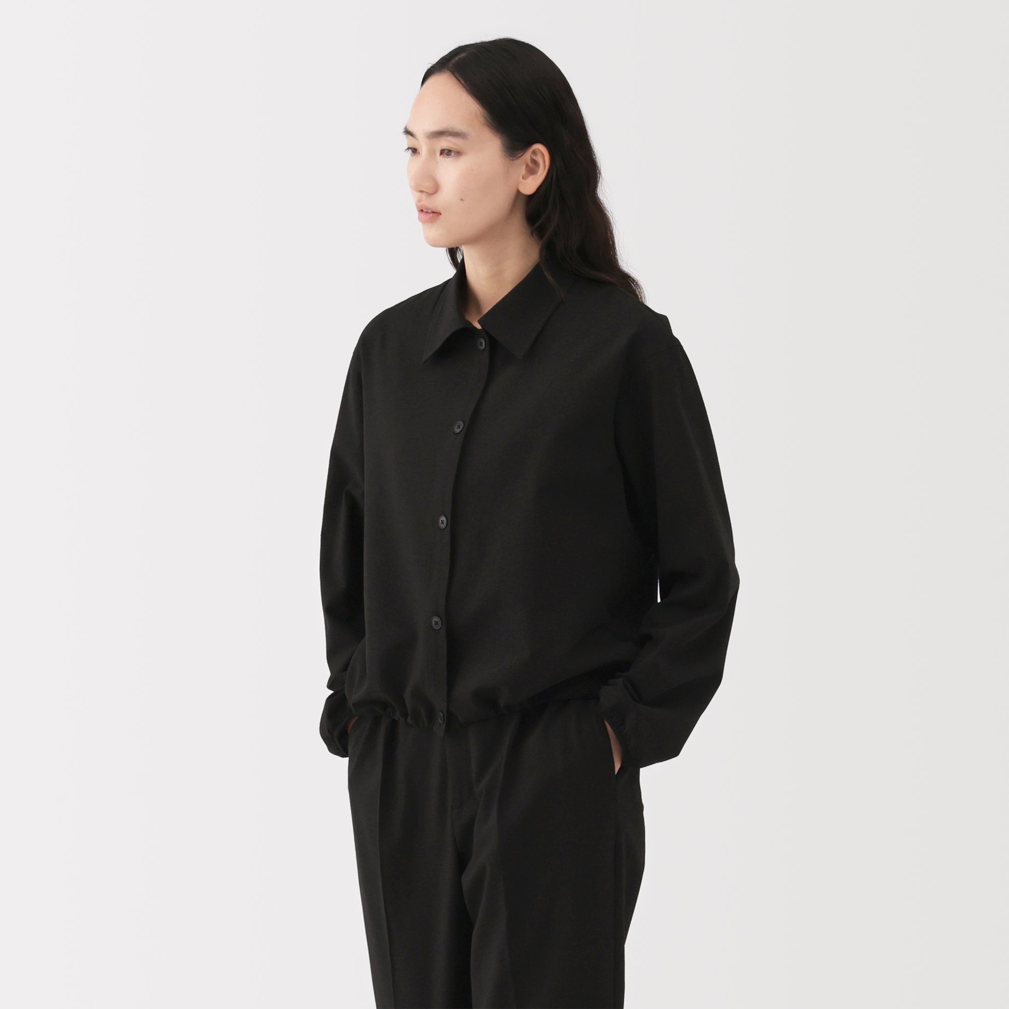 Women's Breathable Seersucker Shirt Jacket