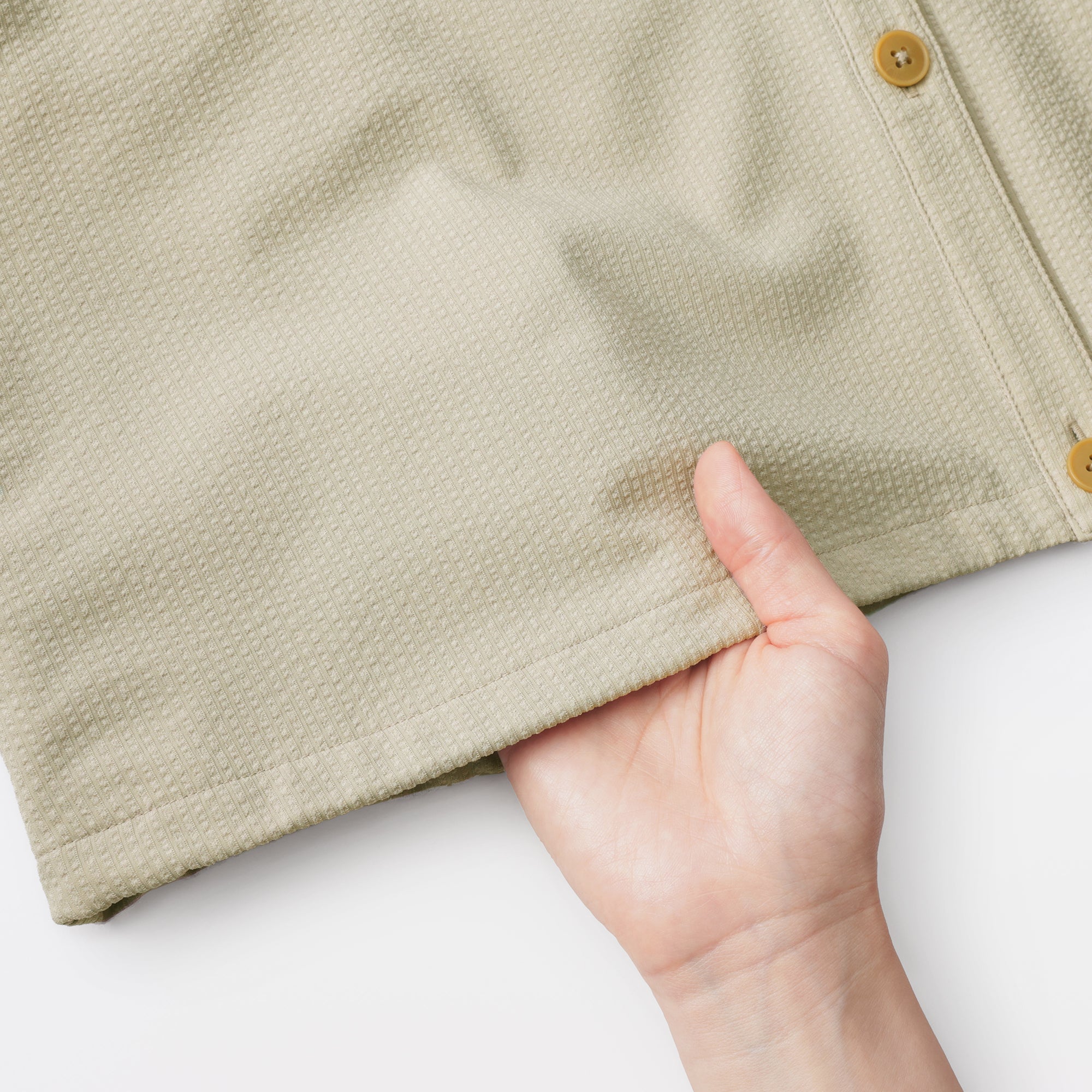 Women's Breathable Seersucker Shirt Jacket