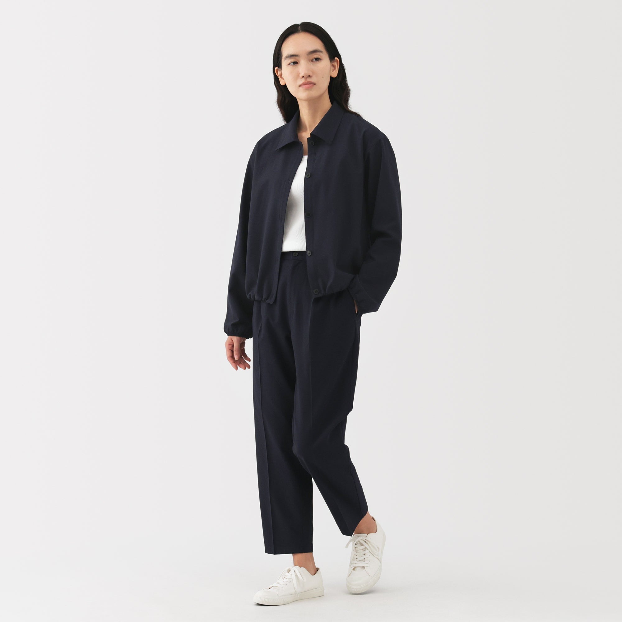 Women's Breathable Seersucker Shirt Jacket