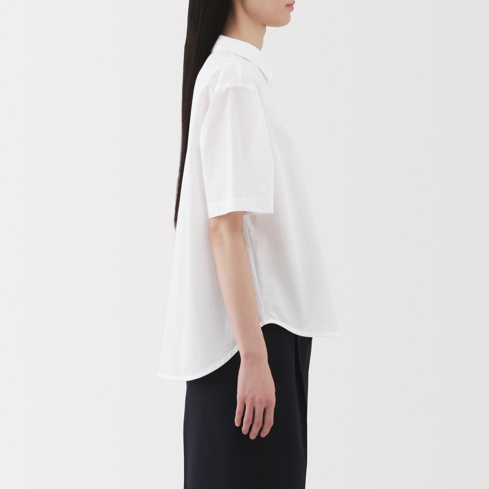 Women's Cool Touch Regular Collar Short Sleeve Shirt