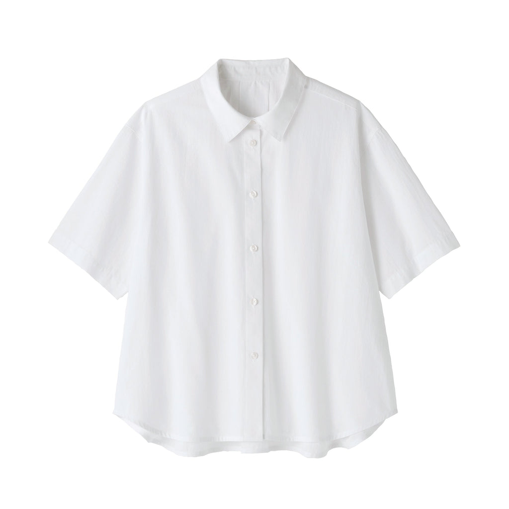 Women's Cool Touch Regular Collar Short Sleeve Shirt