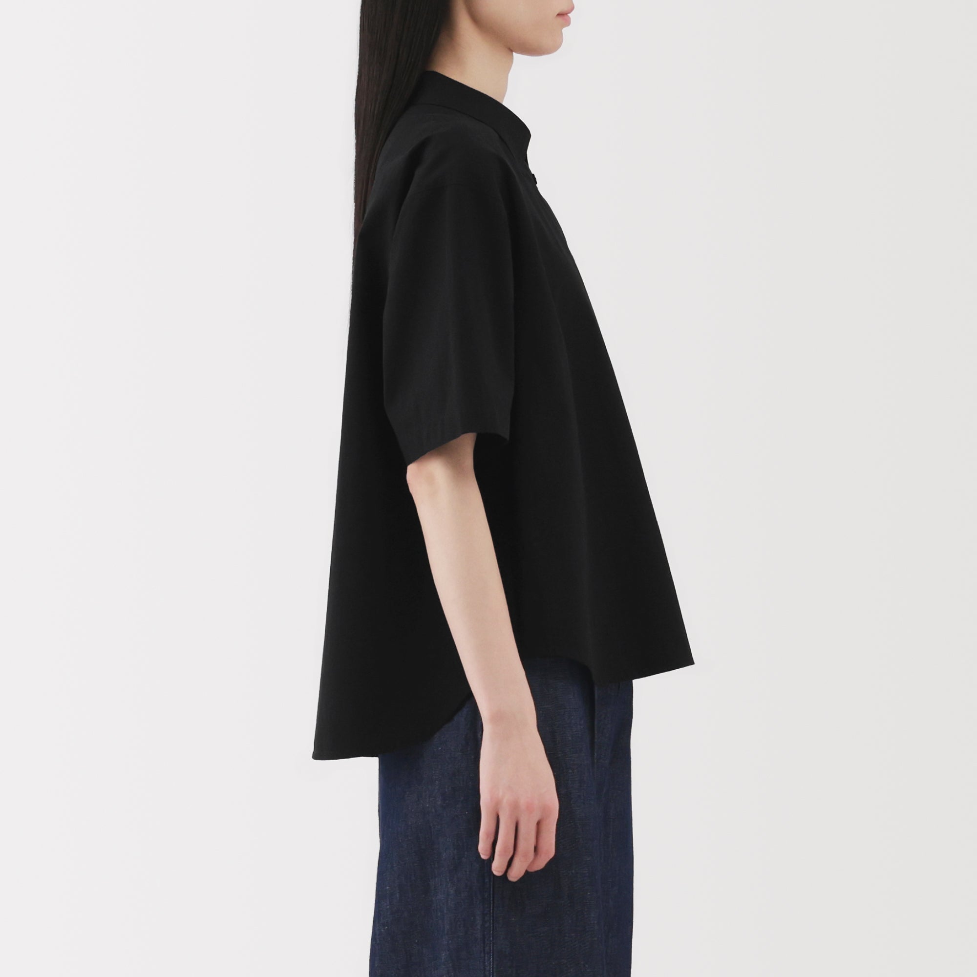 Women's Cool Touch Regular Collar Short Sleeve Shirt