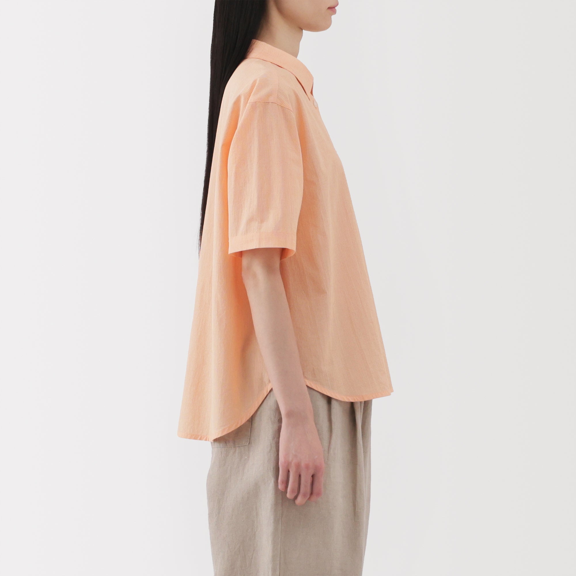 Women's Cool Touch Regular Collar Short Sleeve Shirt