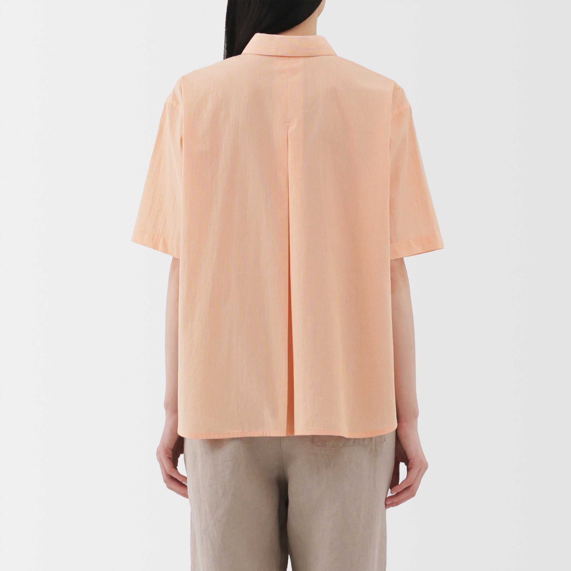 Women's Cool Touch Regular Collar Short Sleeve Shirt