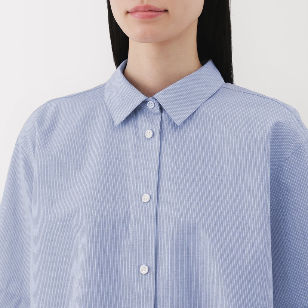 Women's Cool Touch Regular Collar Short Sleeve Shirt