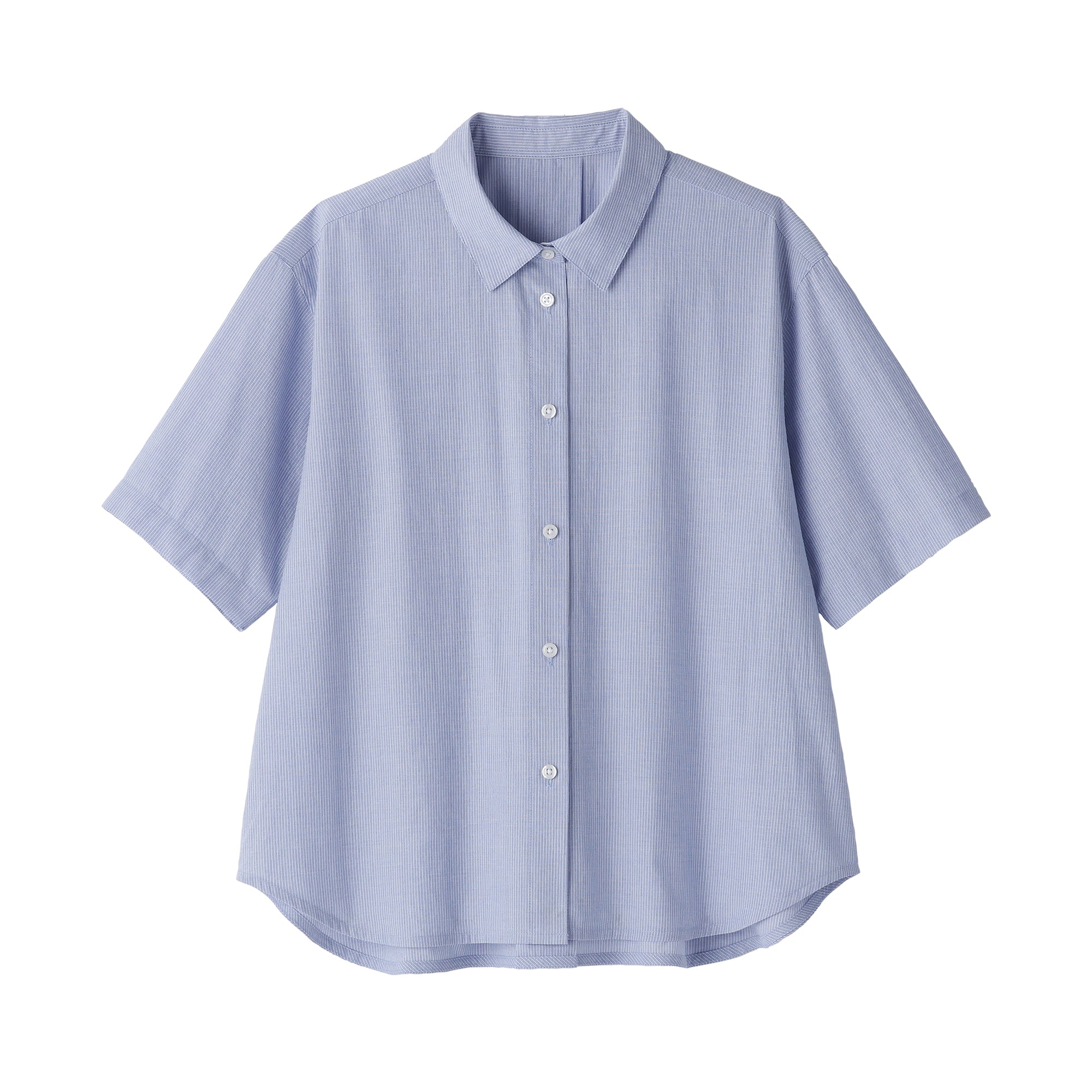 Women's Cool Touch Regular Collar Short Sleeve Shirt