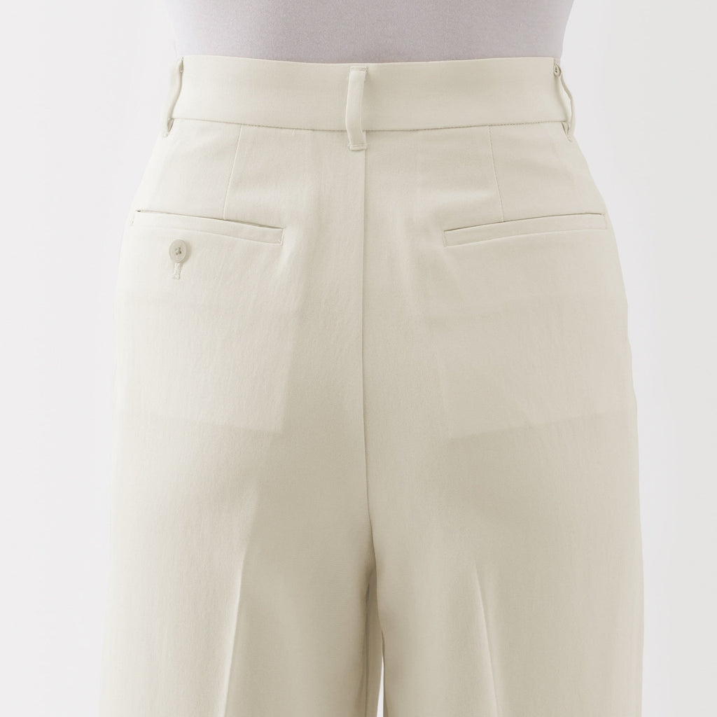 Women's Water Repellent Pleated Straight Pants