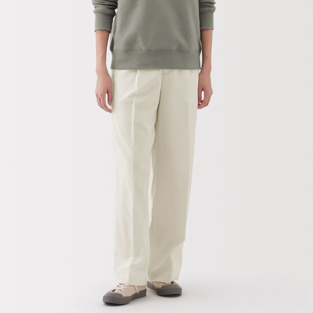 Women's Water Repellent Pleated Straight Pants