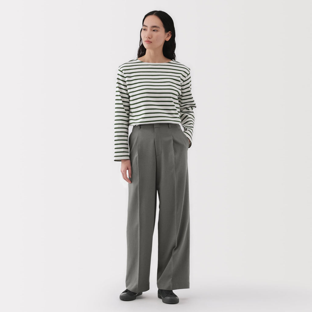 Women's Water Repellent Pleated Straight Pants