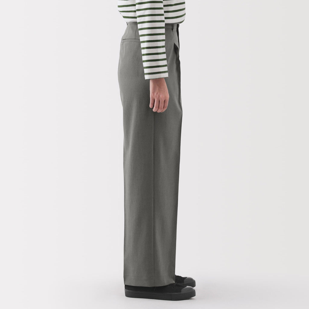 Women's Water Repellent Pleated Straight Pants