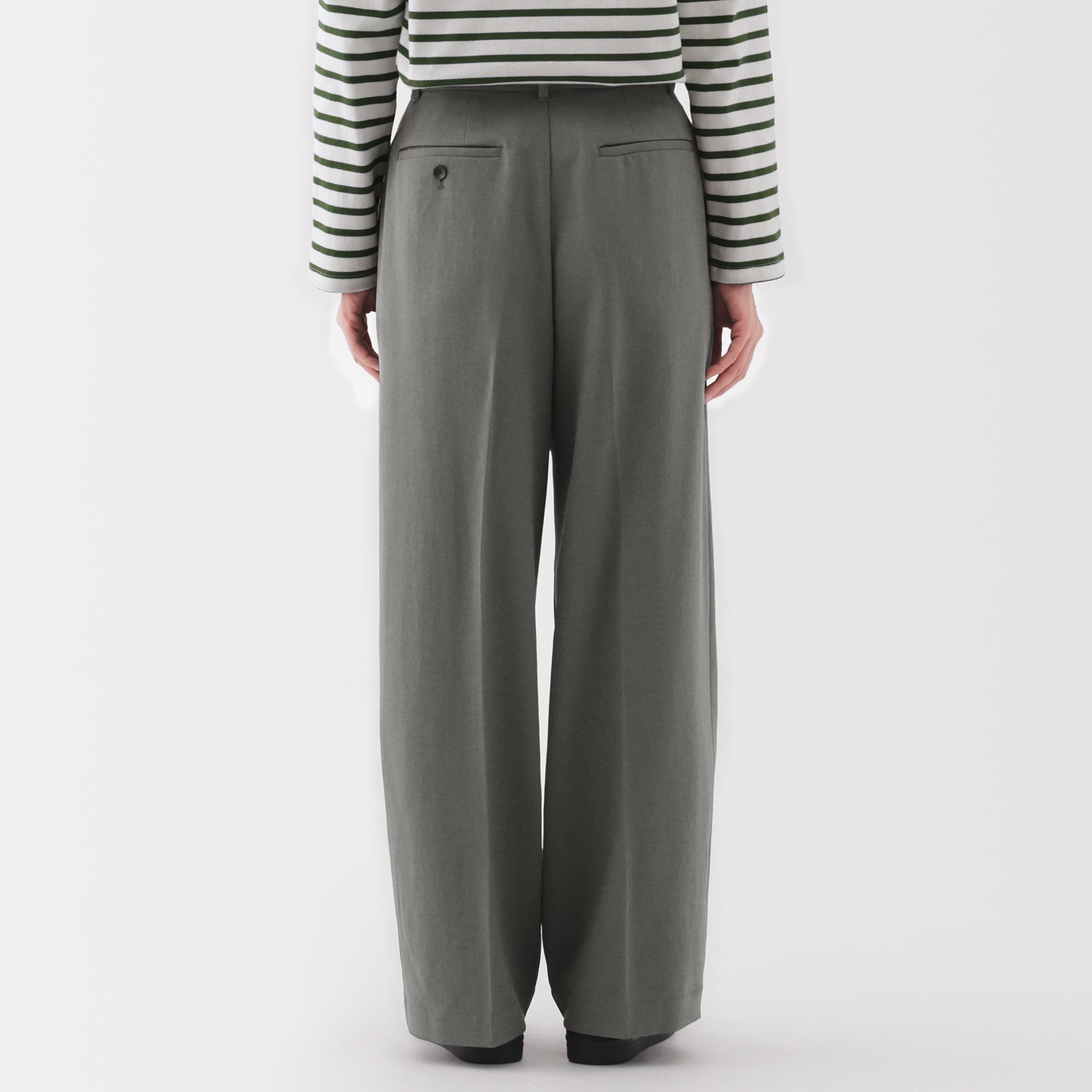 Women's Water Repellent Pleated Straight Pants
