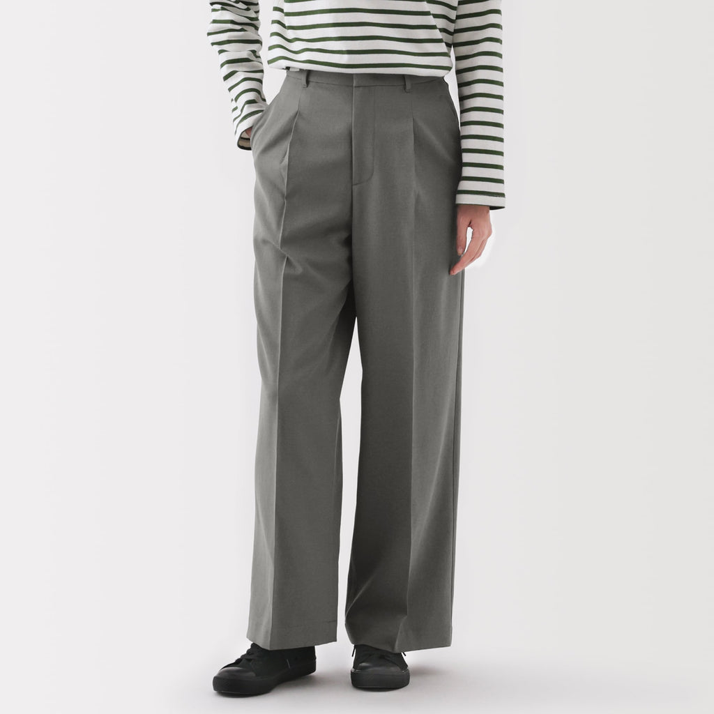 Women's Water Repellent Pleated Straight Pants