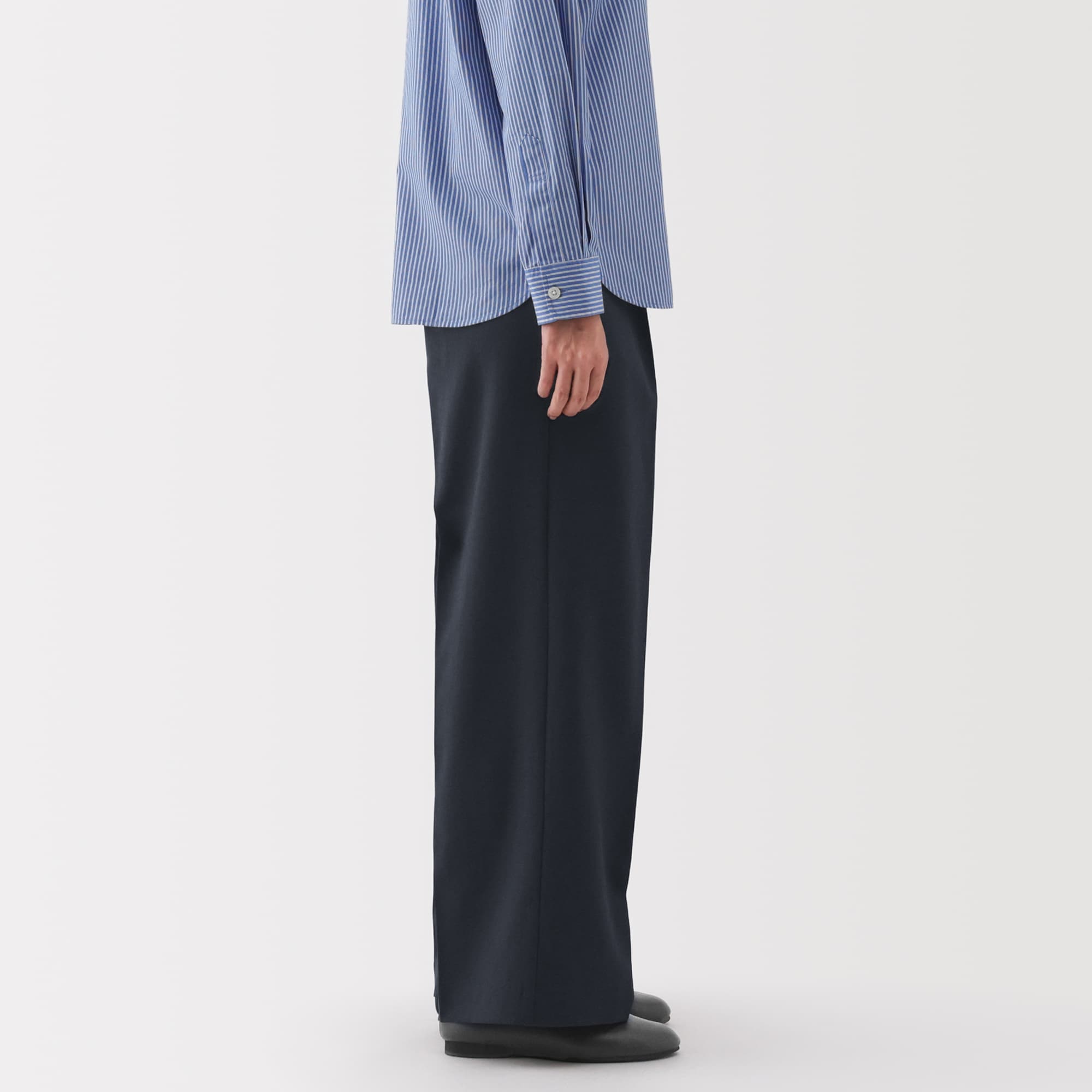 Women's Water Repellent Pleated Straight Pants