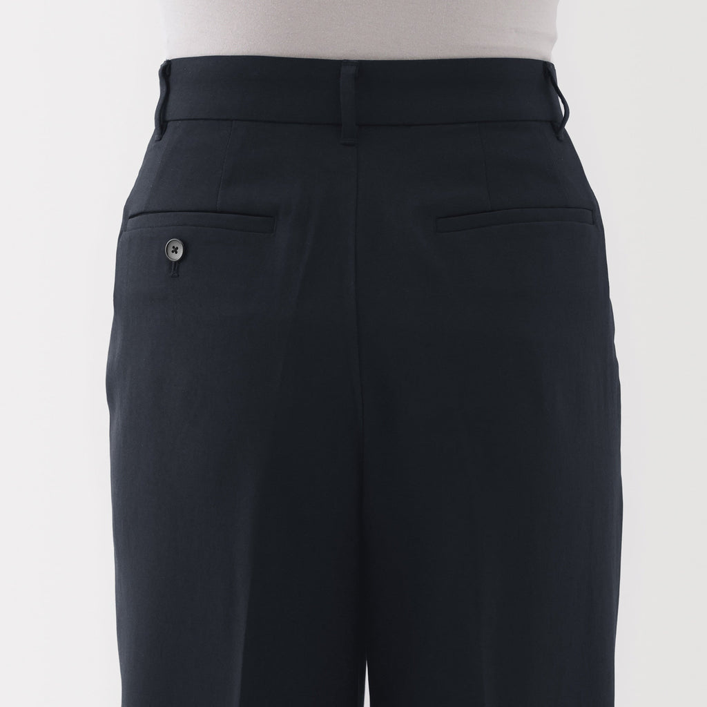 Women's Water Repellent Pleated Straight Pants
