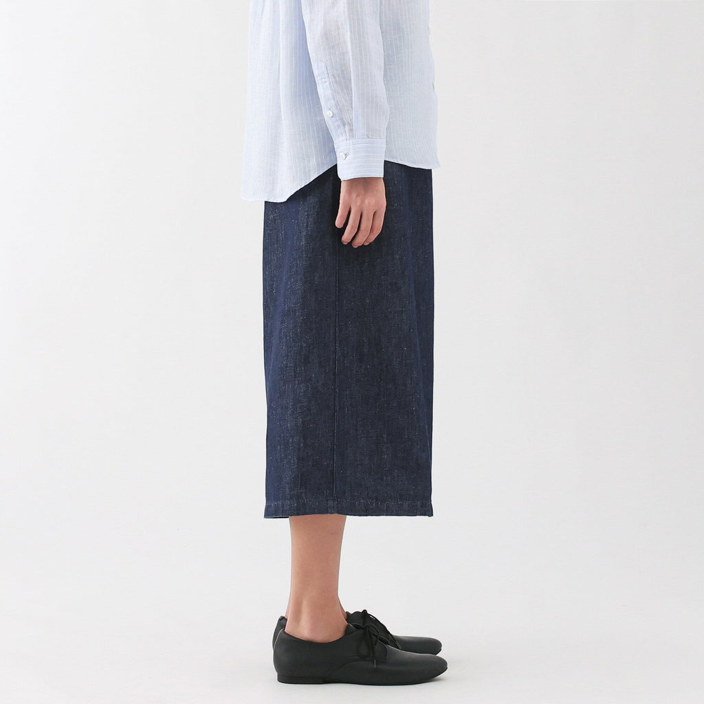 Women's Hemp Blend Denim Dress Trousers
