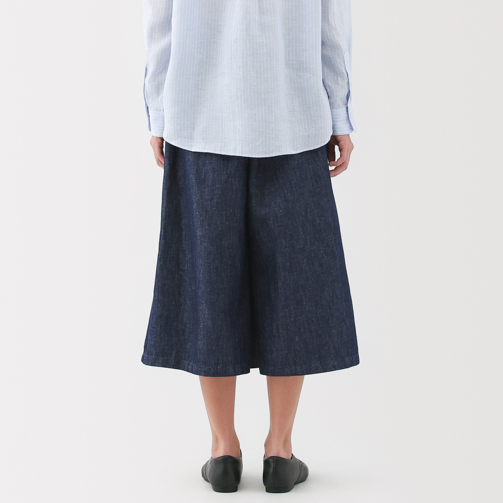 Women's Hemp Blend Denim Dress Trousers