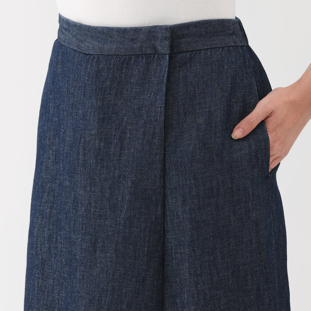 Women's Hemp Blend Denim Dress Trousers