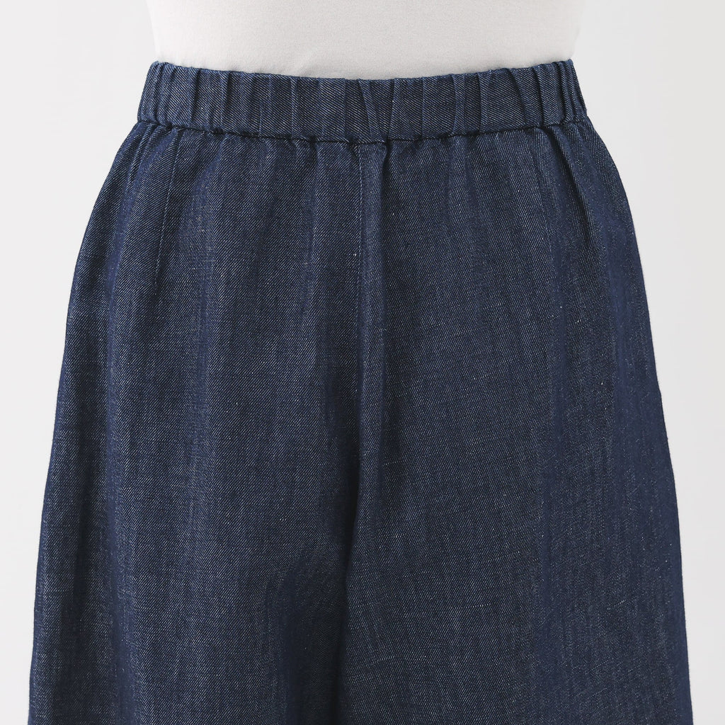 Women's Hemp Blend Denim Dress Trousers