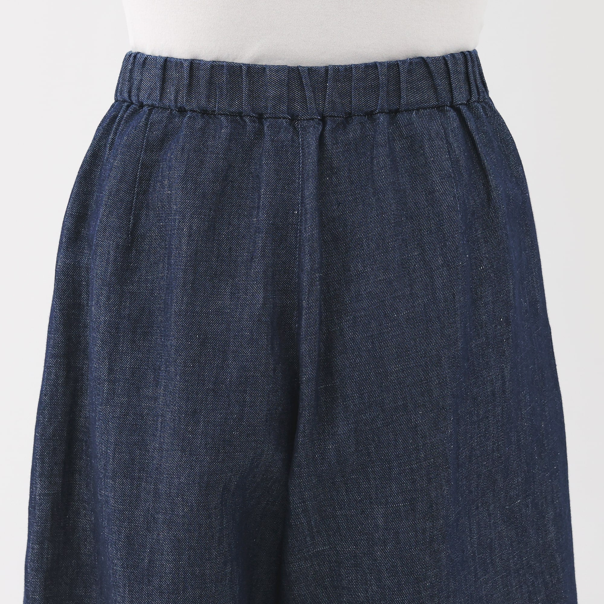 Women's Hemp Blend Denim Dress Trousers