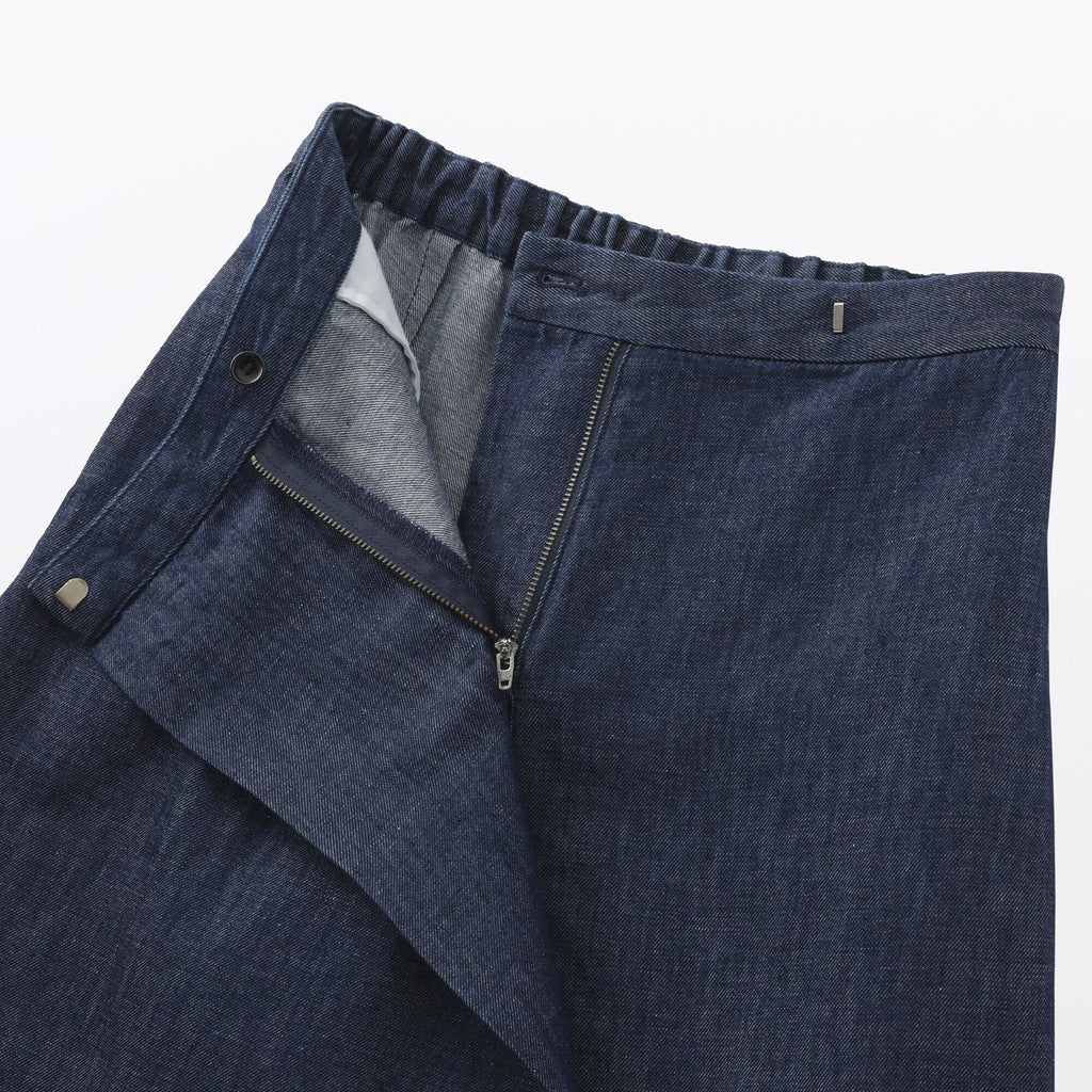 Women's Hemp Blend Denim Dress Trousers