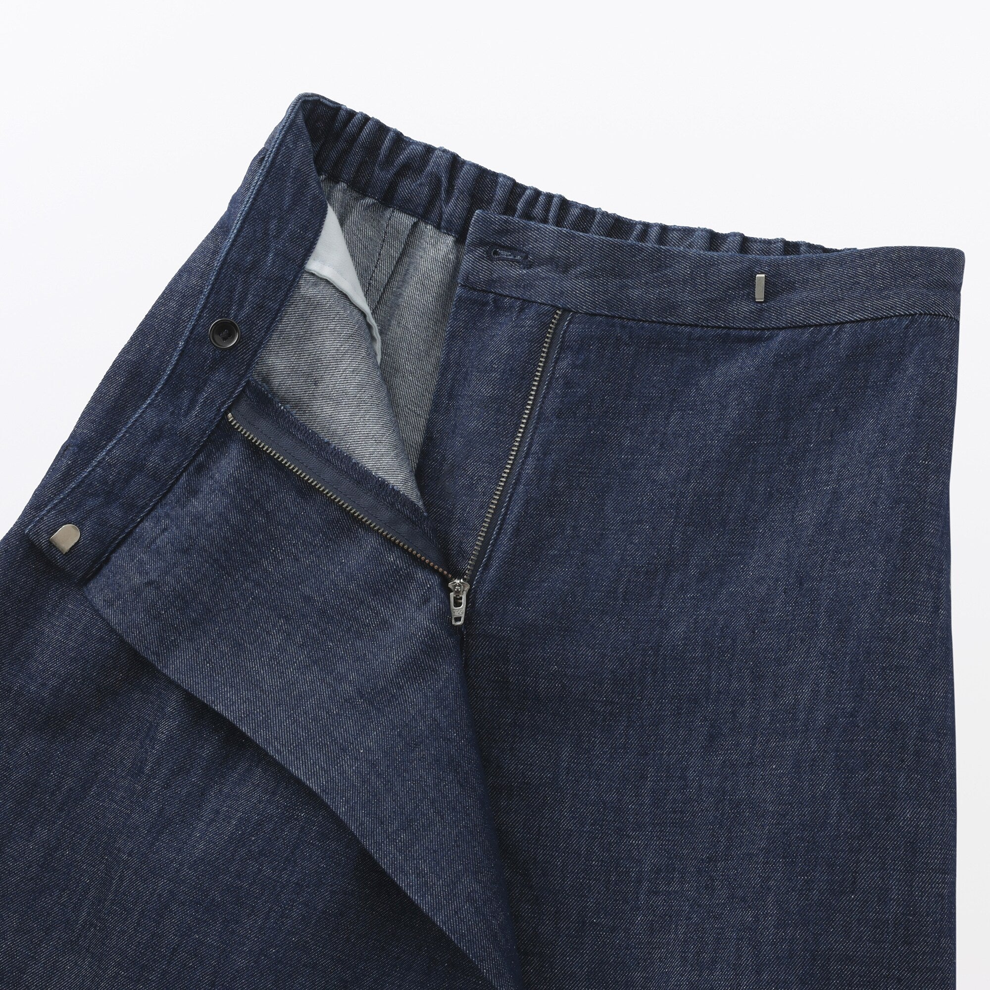 Women's Hemp Blend Denim Dress Trousers