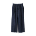 Women's Hemp Blend Denim Darted Wide Pants