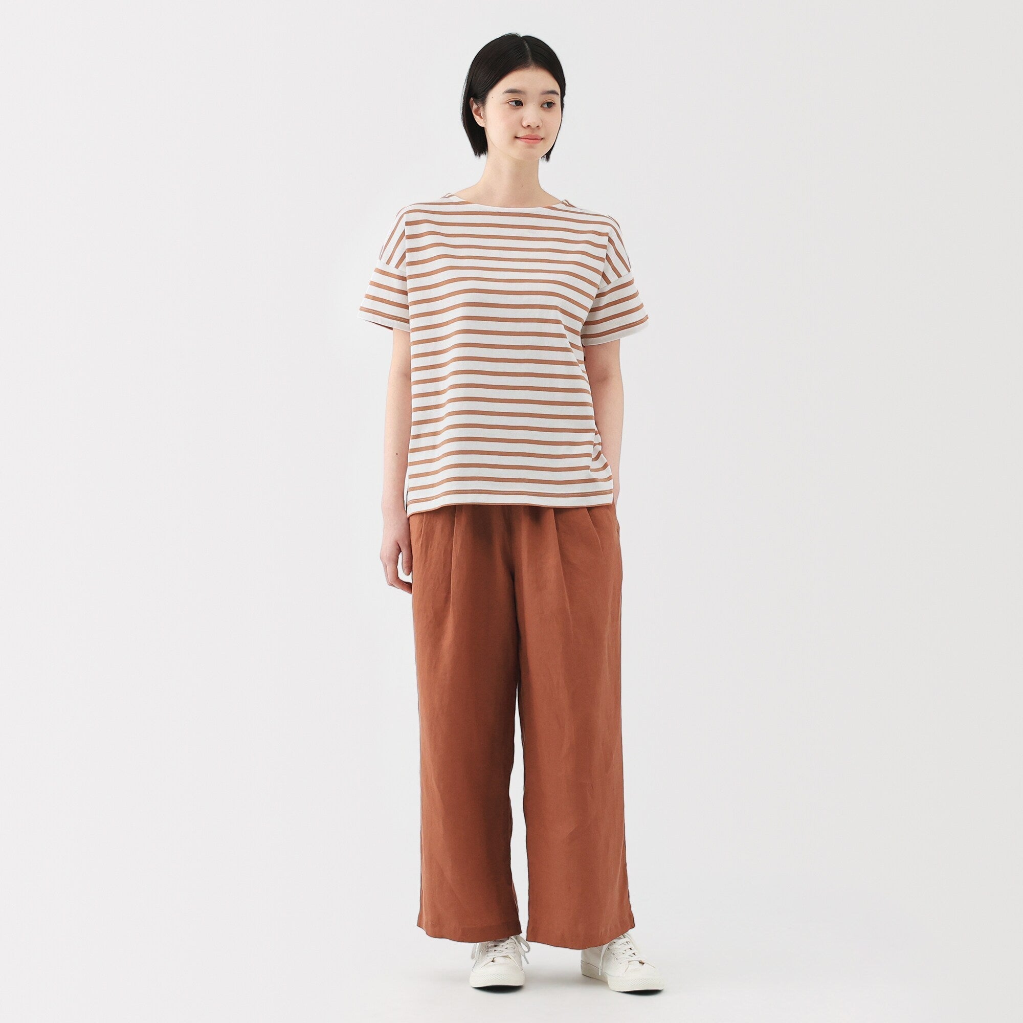 Women's Boat Neck Short Sleeve T-Shirt
