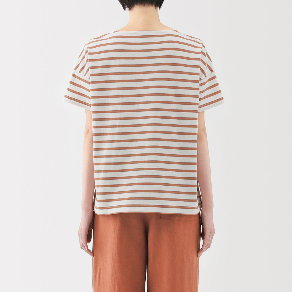 Women's Boat Neck Short Sleeve T-Shirt