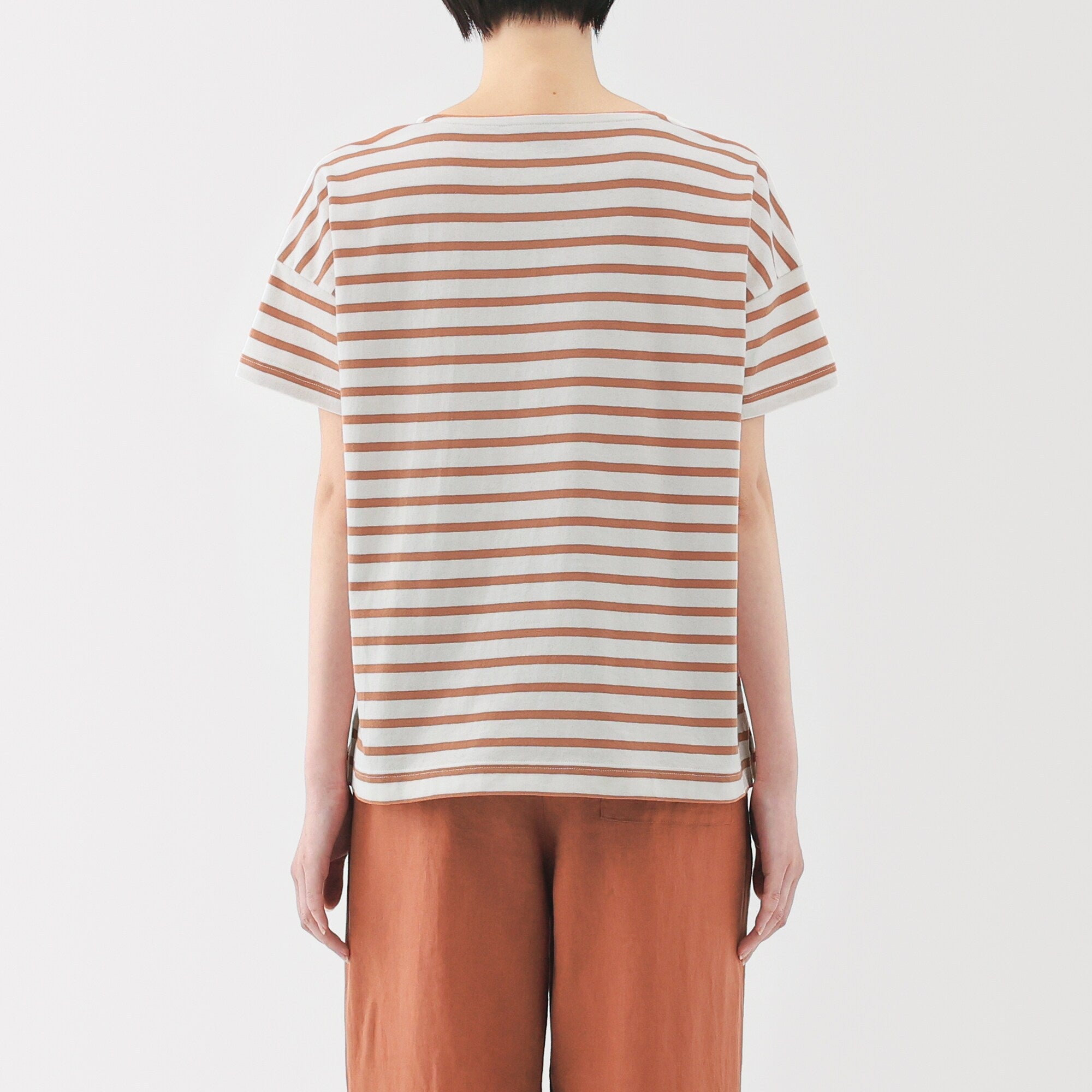 Women's Boat Neck Short Sleeve T-Shirt