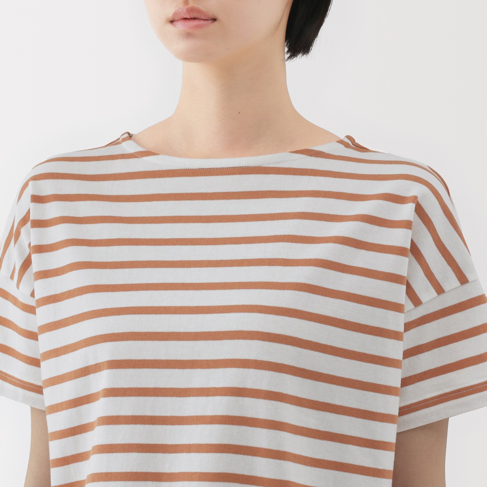 Women's Boat Neck Short Sleeve T-Shirt