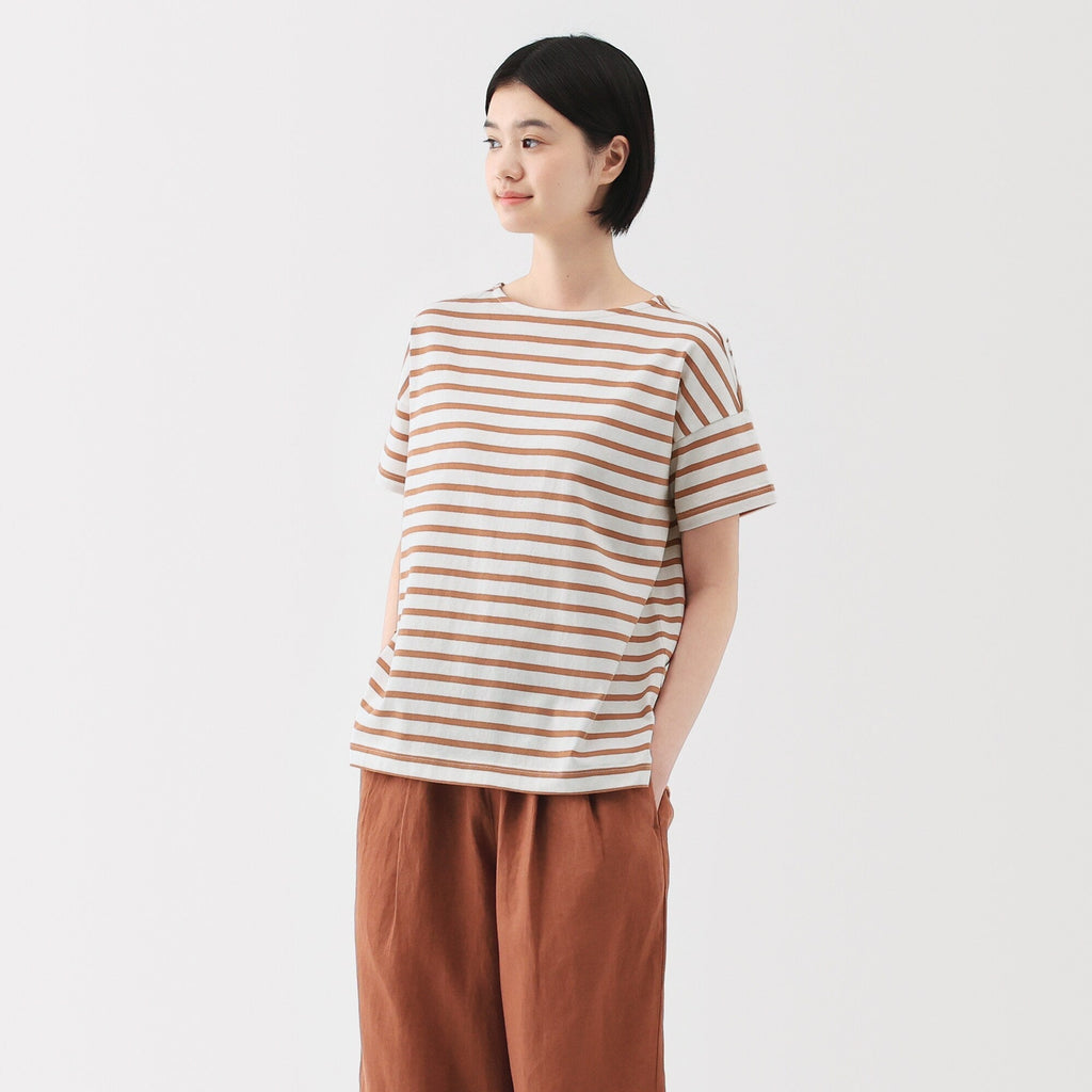 Women's Boat Neck Short Sleeve T-Shirt